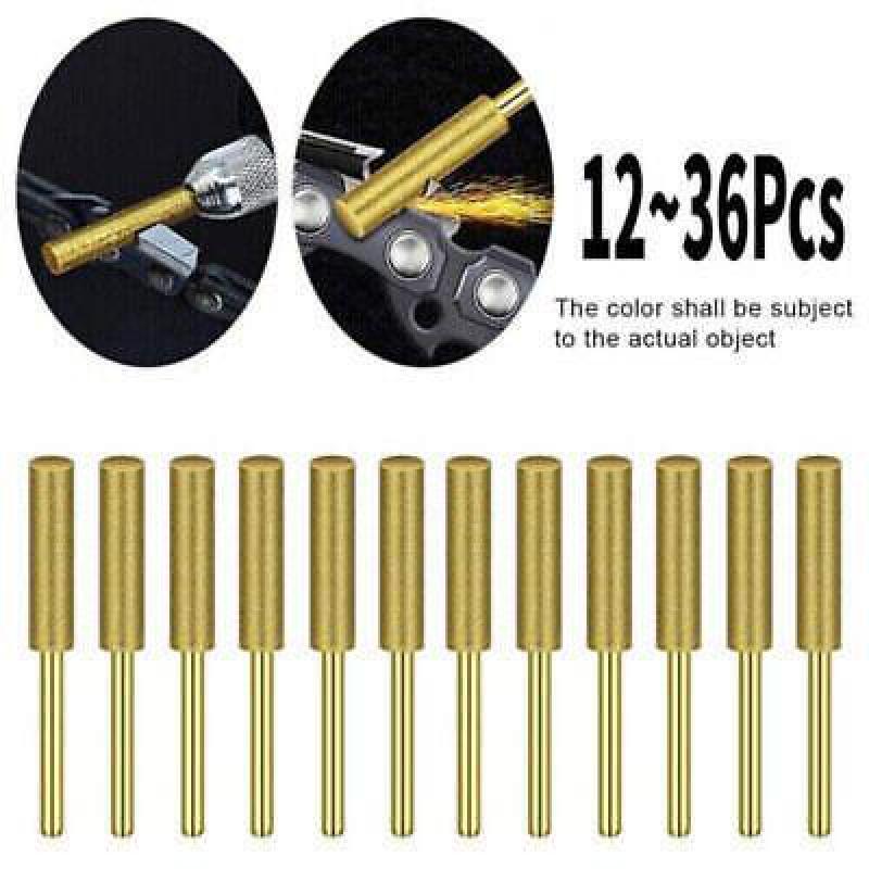 36pc Diamond Chainsaw Sharpener Burr Grinder Bits for Dremel Rotary Tools