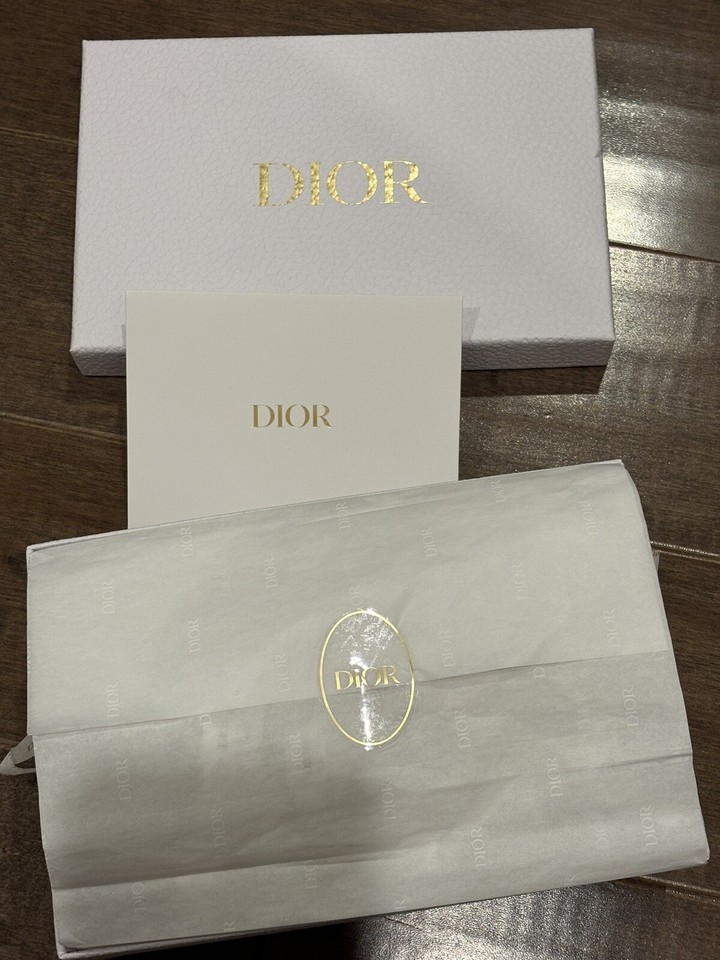 Small Dior White Gift Box w/Ribbon eBay