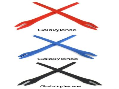 Galaxy Earsocks Gummi Kits Für Oakley Radar Ev Path / Pitch Schwarz/Blau/Rot