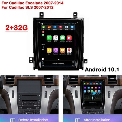 For 07-2014 Cadillac Escalade SLS 9.7'' Vertical Android 10.1 Stereo Radio GPS