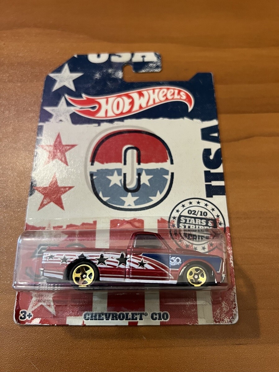 Hot Wheels 50th Anniversary American Flag Chevy C10 Stars Stripes