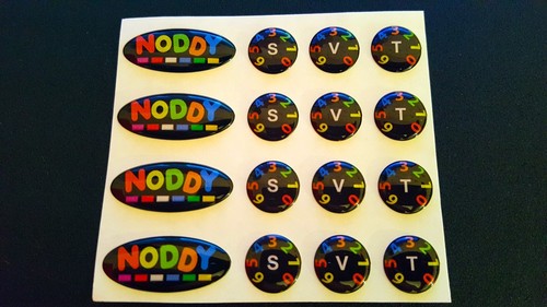 Delkim NODDY Ovals & Dial sticker decal Set for the Delkim TXI PLUS EV - Picture 2 of 3