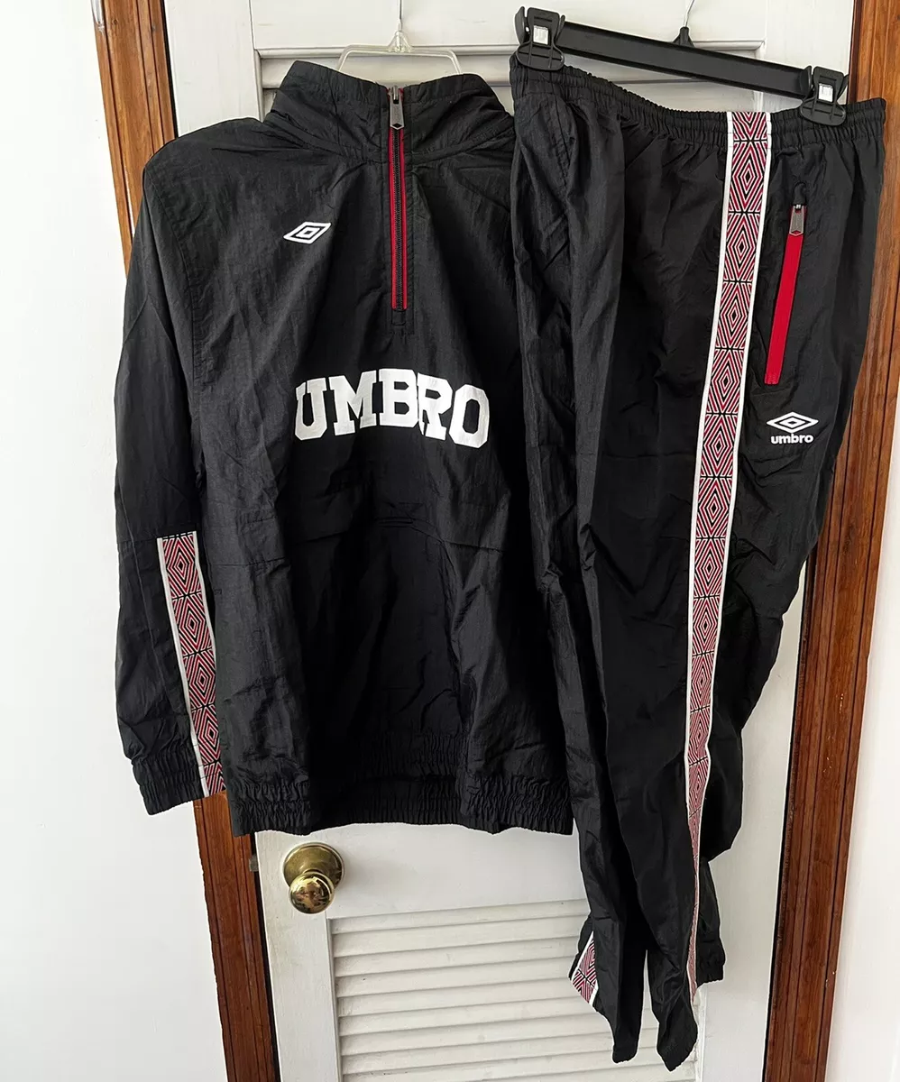 Umbro Boy's Youth Warm Up Outfit (14/16) In Goal Pullover Jacket Diamond NWT