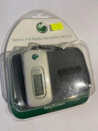 Sony Ericsson Stereo FM Radio Handsfree HPR-20 Original Brand New & Sealed pack