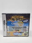 Battleship/Connect Four/Sorry!/Trouble 4 Game Pack! Nintendo DS Brand New Sealed