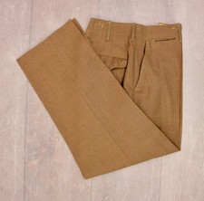 Vtg Men's 50s Korean War US Army Wool Pants Sz 29x29 1950s