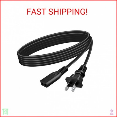 Tomatosd 2-Prong AC IN Power Cord Cable Plug Compatible with Craig CD6951 CD6951