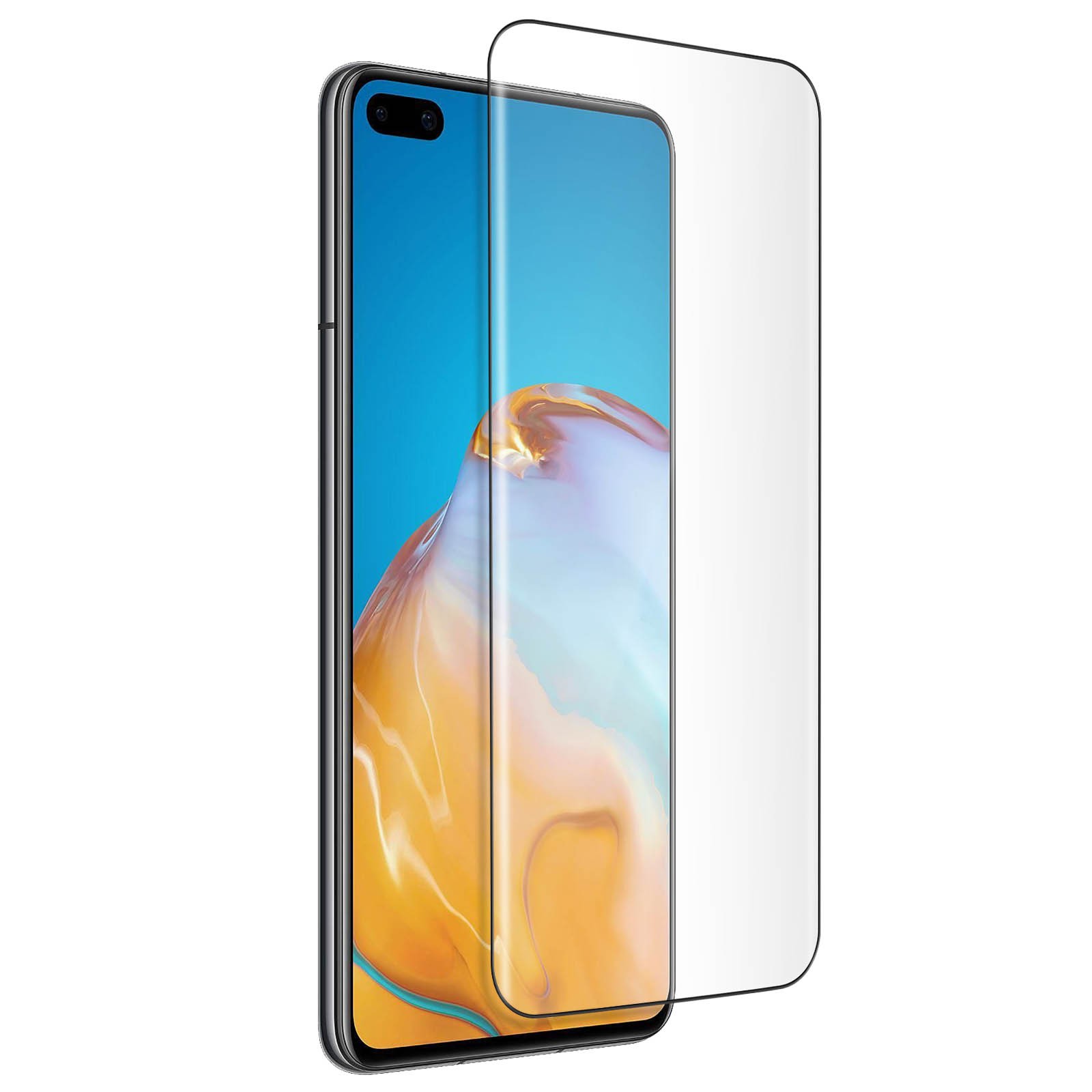 Verre trempé Huawei P40 Pro incurvé Akashi noir ultra-résistant pour smartphone