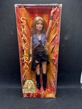 Shakira Barbie Doll 2003, Jean Vest  Black Skirt, Rare Doll