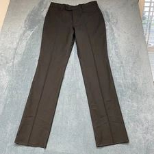 Fourmy by Cintas Dress Pants Mens 36 Black Mid Rise Straight Leg Career Formal
