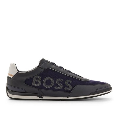 Herren Boss Saturn Slipper in Blau