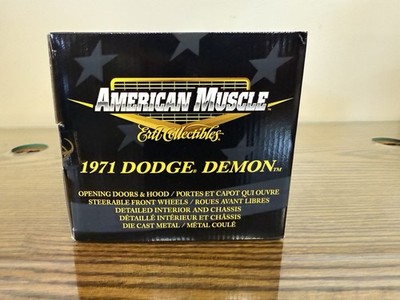ERTL 33201 1:18 American Muscle 1971 DODGE DEMON Red Black Hobby