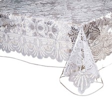 Clear Vinyl Tablecloth Protector 60x90 Oblong Waterproof Reusable Cover
