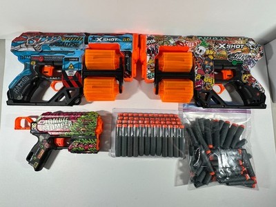 X-SHOT Dart Blaster - Set of 3 With 90 Extra Darts