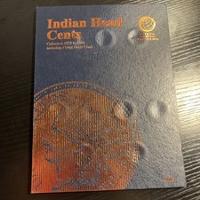Indian Head Cents Book with 20 Coins Including Flying Eagle. Good Shape See Pics