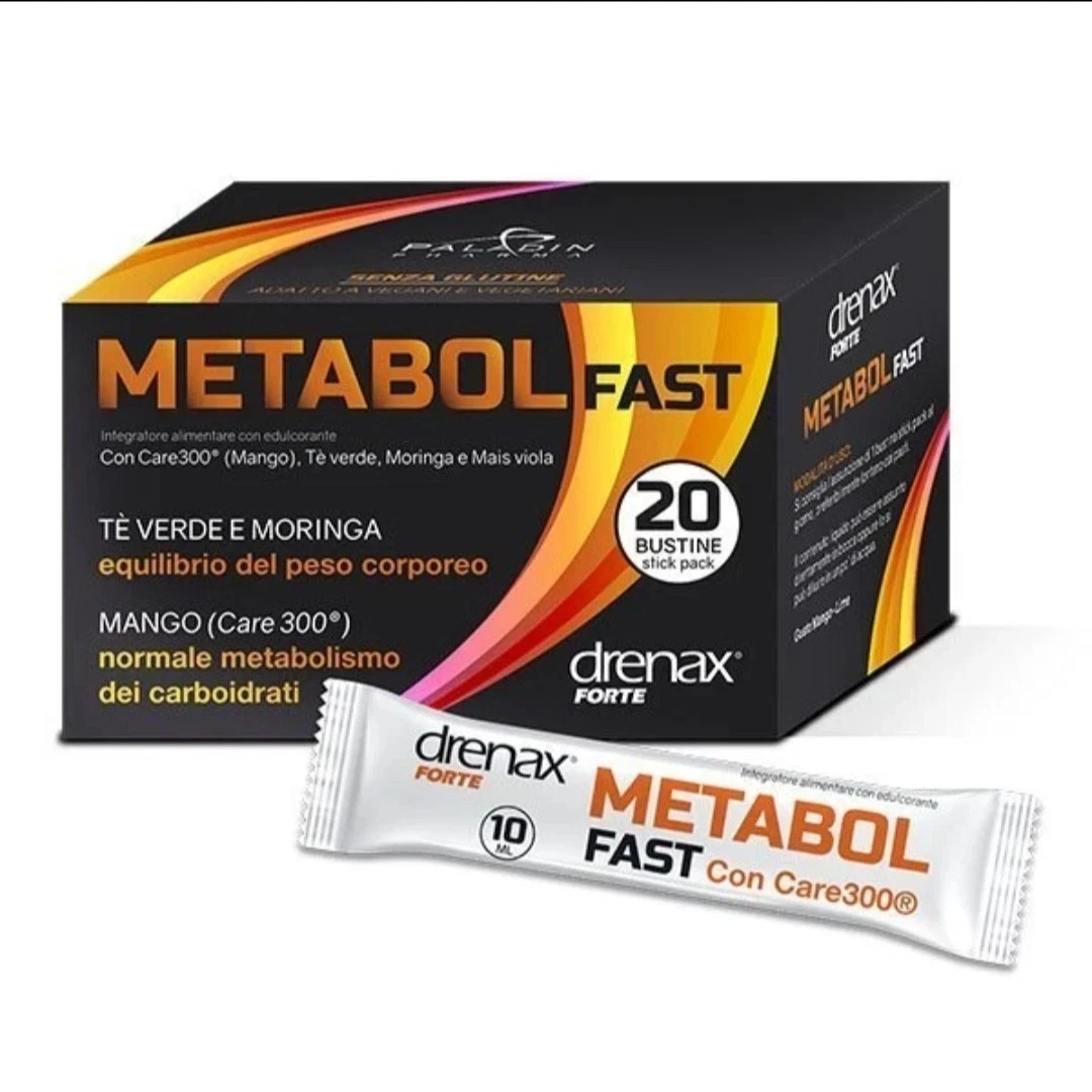 Drenax Verde/Viola Metabol Fast 20 Stick Pack - Immagine 2