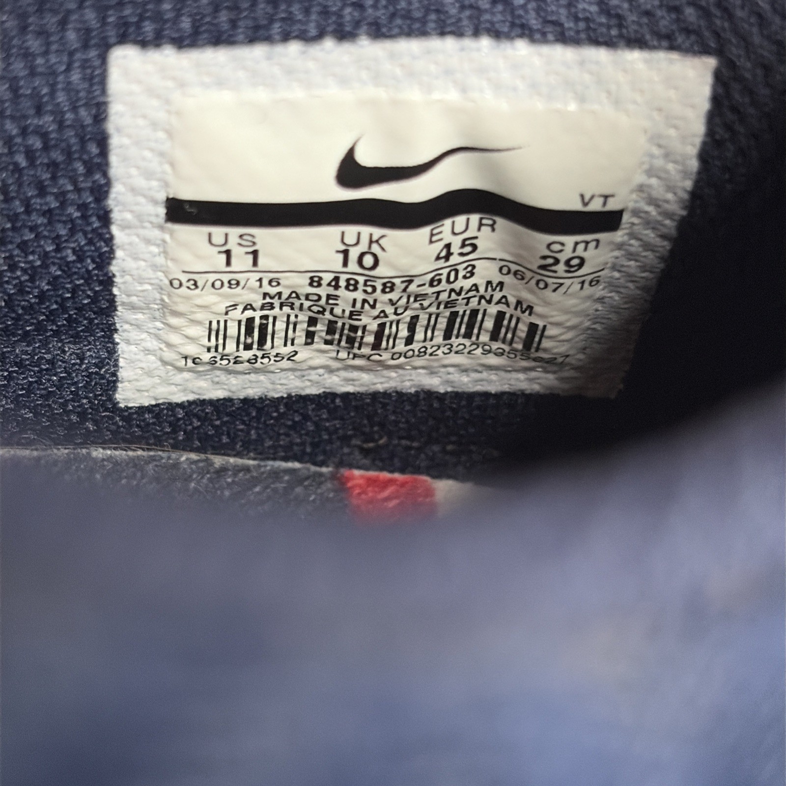 Nike Train Speed 4 AMP New England Patriots NFL Shoes Mens 11 2016 image 10