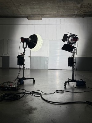 Aputure Light Storm 600D Production Bundle in excellent working condition