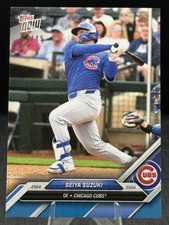 2024 Topps Now Road to Opening Day Blue Parallel #OD-202 Seiya Suzuki /49 Cubs