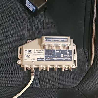 PPC Active Return MoCA Patented 8-Way Coaxial Splitter PPC-9M-UU