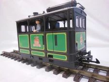 2150 LGB Elias Steam Tram Trolley Christmas Colors G Scale