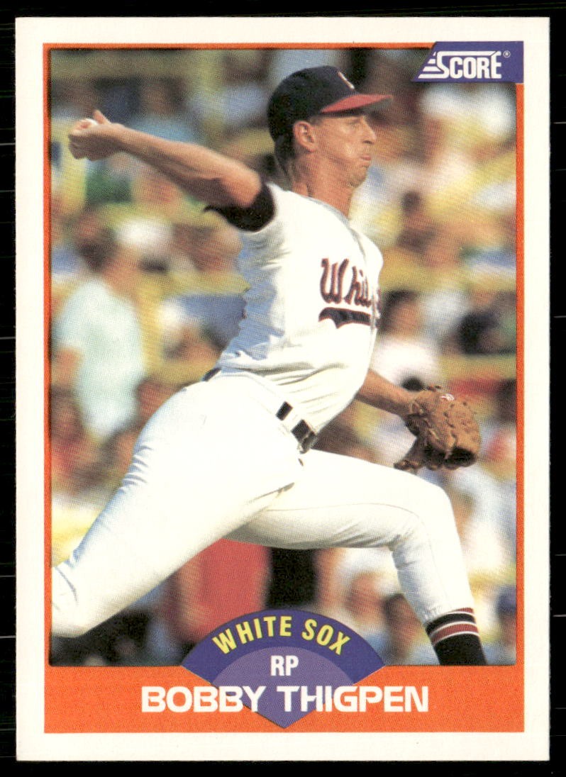 Bobby Thigpen 1989 Score 399 base LP