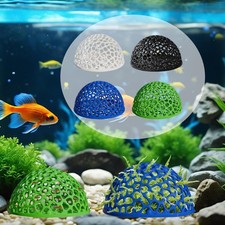 4x Betta Hideouts House Fish Shelters Hide Habitat Aquarium Decoration Caves