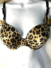 secret treasures lined with underwire animal print t-shirt bra 36C
