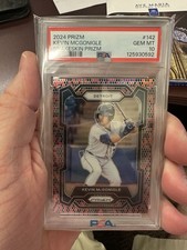 2024 Prizm Baseball Kevin McGonigle #142 Snakeskin Prizm PSA 10 GEM MT SSP