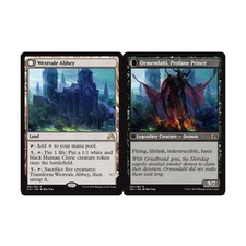 WotC MtG Shadows Over Innistr  Westvale Abbey // Ormendahl, Profane Prince  EX