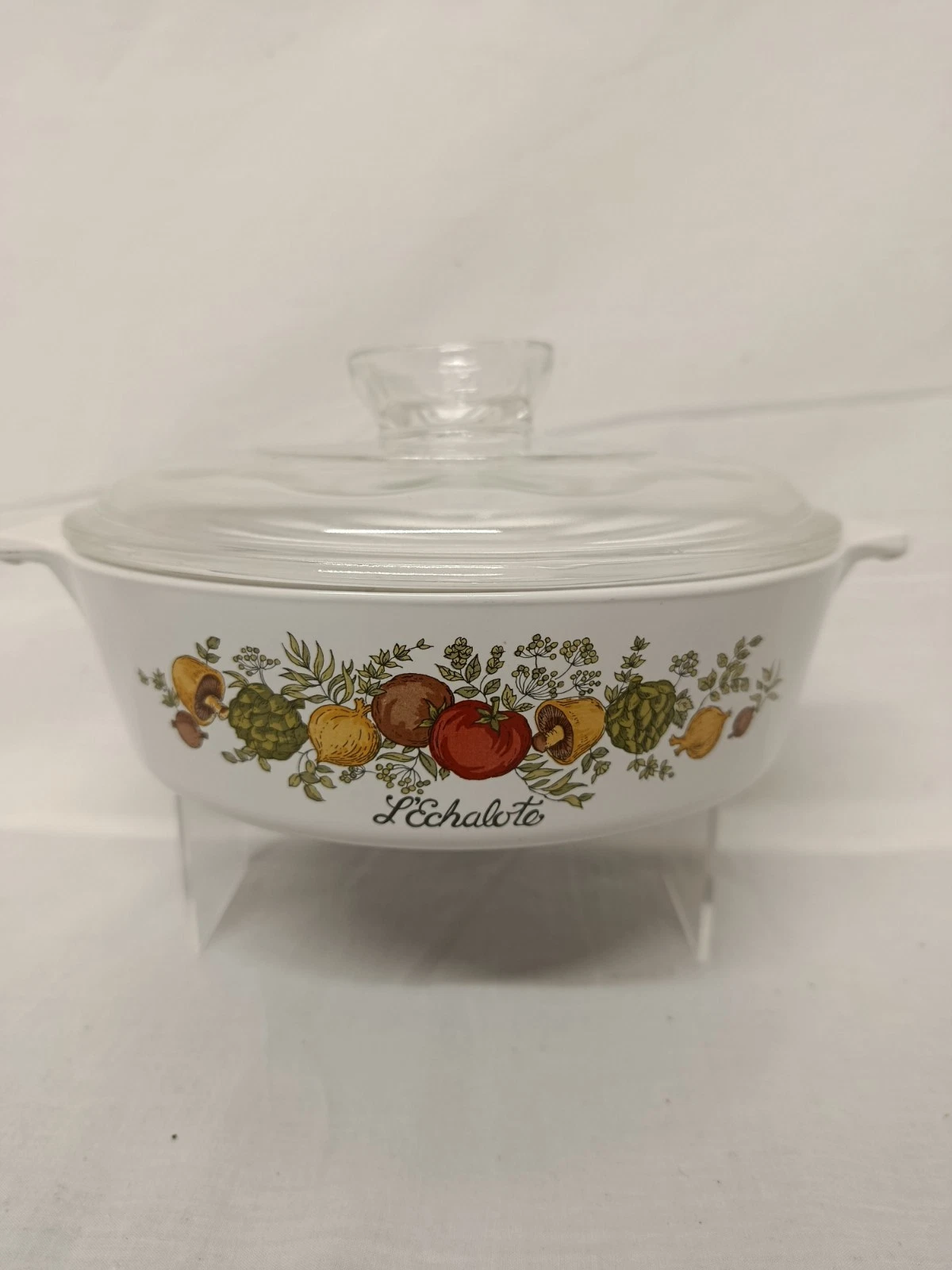 VTG Pyrosil Provence L'Echalote La Marjolaine Server Dutch Oven LID Netherlands