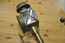 ANCIENNE GRANDE LANTERNE A BOUGIE LAMPE DE CALECHE FIACRE VOITURE