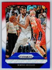 2015-16 Panini Prizm RED WHITE BLUE PRIZM #34 Marc Gasol Memphis Grizzlies