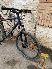 MTB Mountain Bike BTWIN Rockrider 500 26'' nera e blu alluminio funzionante