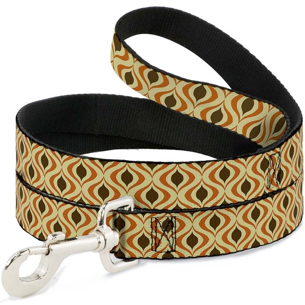 "Dog Leash Wallpaper1 Ogee Tan/Orange/Brown Narrow 0.5\" (Us Import)"-image