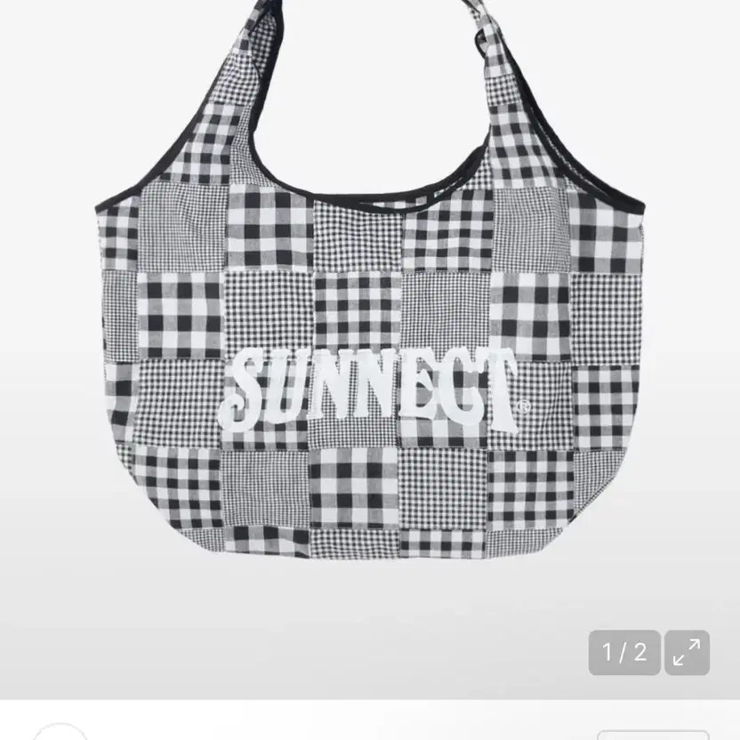 Surnect Check Patchwork Madras Tote Bag Unused - image 1