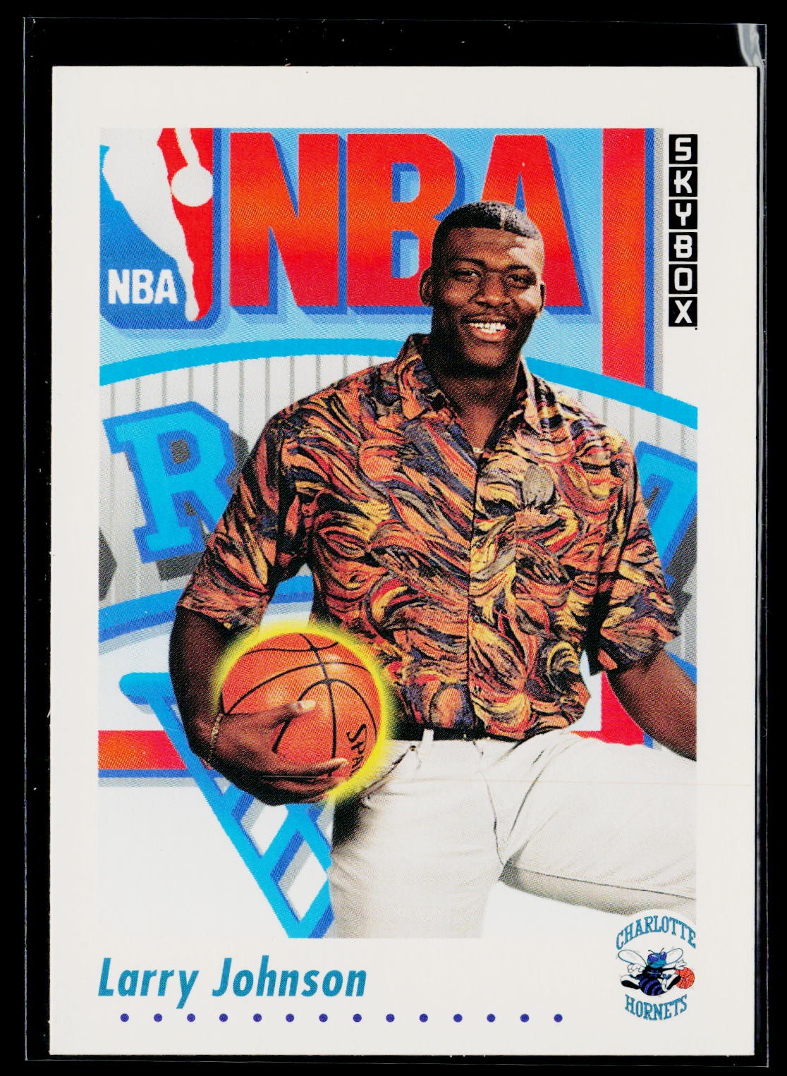 1991-92 SkyBox #513 Larry Johnson