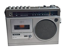 Vintage Sony CF-160 Cassette Player Recorder AM FM Radio Japan Parts