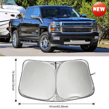For Chevy Silverado 2014-2018 Sun Shade - Blocks Harmful Uv Rays For Chevy Silverado 2014-2018 Sun Shade - Blocks Harmful Uv Rays
