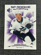 Jonathan Dahlen 2021-22 SP Retail Hockey SP Rookie Authentics Purple /99 #112