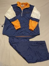 Vintage Woman  s 8-10 Medium Nike Track Suit Blue White  Orange