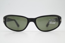 Vintage Sunglasses Persol 2634-S Black Silver Oval