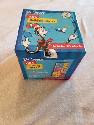 Rare Dr. Seuss  ABC  Building Nesting Blocks Set of 10 Discontinued in 2013  EUC