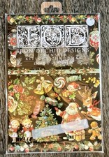 Iron Orchid Designs IOD Kitschy Christmas Transfers Retro New Retired