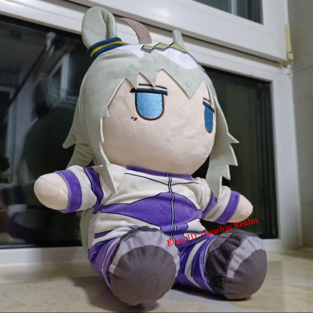 Anime Umamusume Cenicienta Gris‌ Gorra Oguri Muñeca de Peluche Dibujos Animados Juguete Regalo