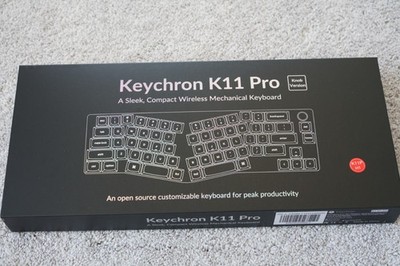 keychron K11 Pro low-profile mechanical keyboard red linear switch