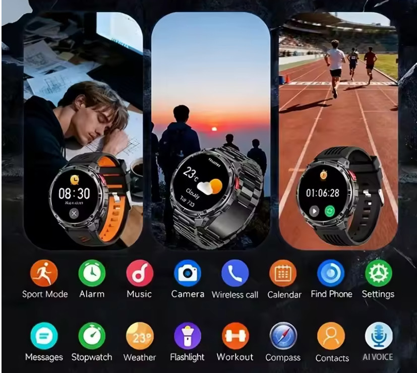Military Smartwatch foto 2