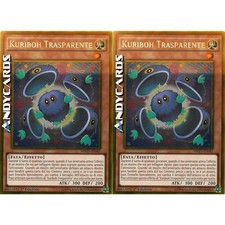 KURIBOH TRANSPARENT 2x • (Clear Kuriboh) • Rare Gold • MVP1 ITG47 • 1Ed • Yugioh!