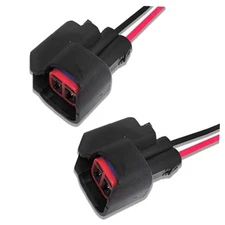 Pack Of Ev6 Ev14 Car Fuel Injector Connector,Fuel Injector Harness Connector 2