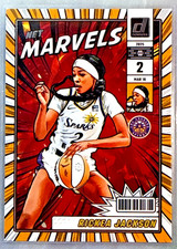 Rickea Jackson 2025 Panini Donruss WNBA Net Marvels Insert Card-#6 LA Sparks